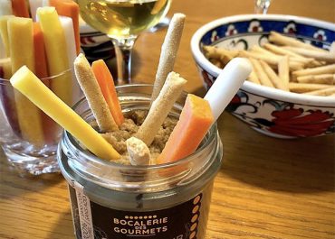 Dips de légumes et Chou-fleur & ail noir